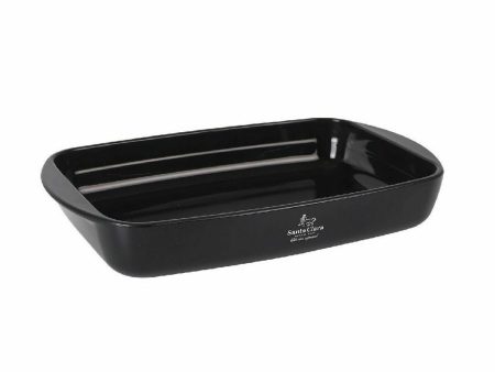 Oven Dish Santa Clara Borosilicate Glass Rectangular 33 x 20 x 13 cm (2 Units) Cheap