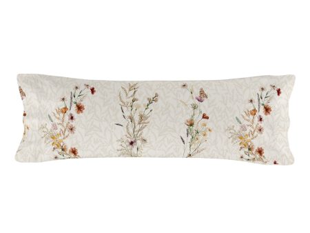 Pillowcase HappyFriday Wild flowers Multicolour 45 x 110 cm For Sale