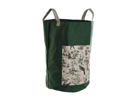 Bag Home ESPRIT White Green Cotton 40 x 40 x 60 cm For Cheap