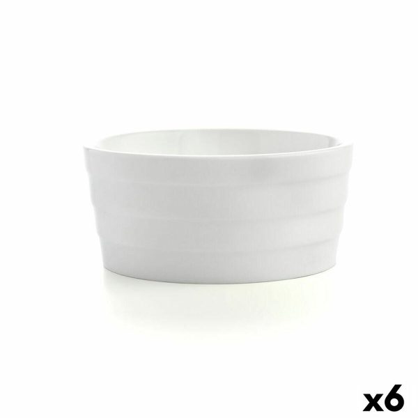 Bowl Quid Select Ceramic White (7,7 cm) (6 Units) Online