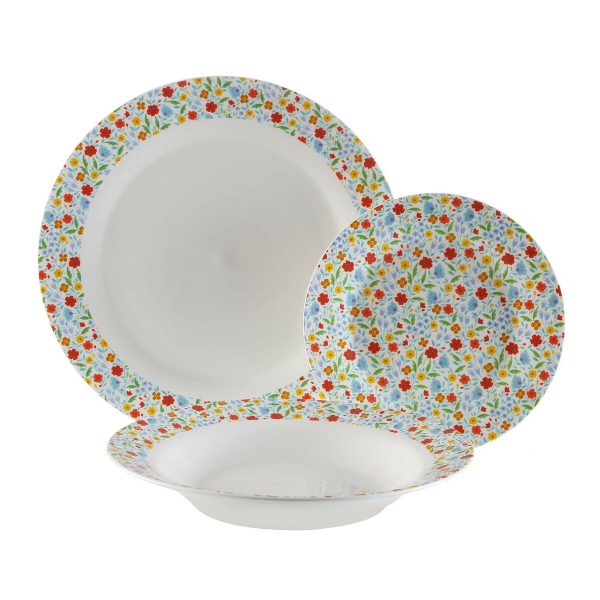 Dinnerware Set Versa Flandes 18 Pieces Porcelain Online now