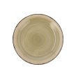 Dessert dish Quid Natura Vita Ceramic Green (19 cm) (12 Units) Discount