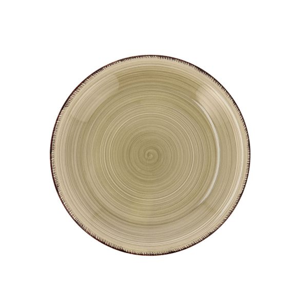 Dessert dish Quid Natura Vita Ceramic Green (19 cm) (12 Units) Discount