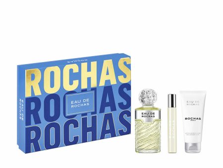 Women s Perfume Set Rochas EAU DE ROCHAS EDT 3 Pieces Online Sale