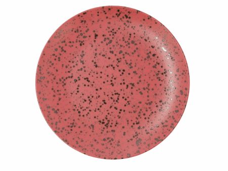 Flat plate Ariane Oxide Ceramic Red (Ø 27 cm) (6 Units) For Sale