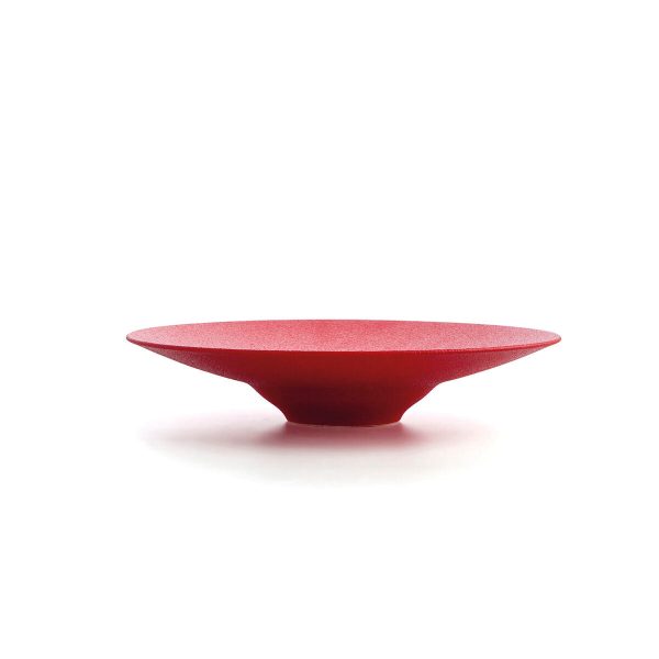 Deep Plate Ariane Antracita Ceramic Red (Ø 28 cm) (6 Units) Hot on Sale