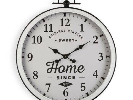 Wall Clock Versa Metal (5 x 73,5 x 60 cm) Cheap