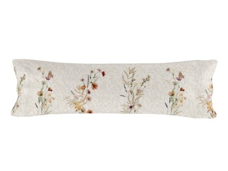 Pillowcase HappyFriday Wild flowers Multicolour 45 x 125 cm on Sale