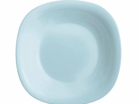 Deep Plate Luminarc Carine Paradise Blue Glass 21 cm (24 Units) For Sale