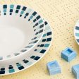 Dessert dish Quid Simetric Blue Ceramic 19 cm (12 Units) Hot on Sale