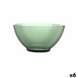 Bowl Luminarc Alba Green Glass 500 ml (6 Units) Fashion