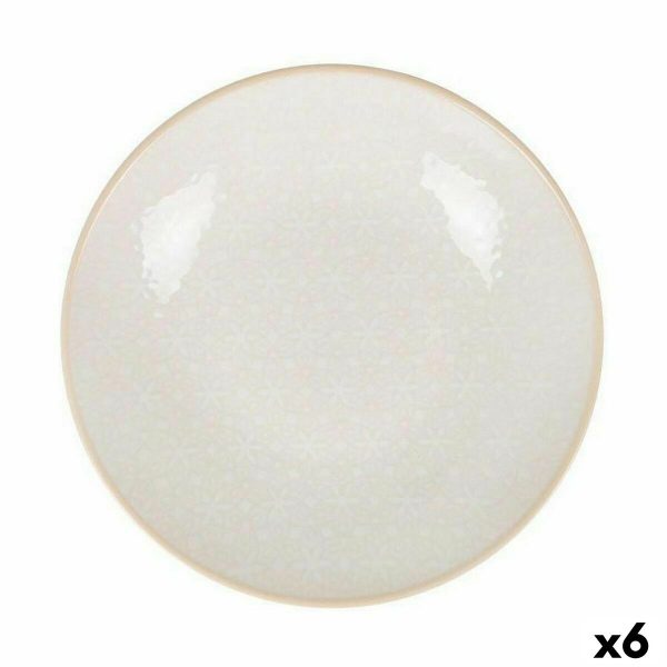 Deep Plate Santa Clara Moonlight Porcelain Ø 20,5 cm (6 Units) Online Sale