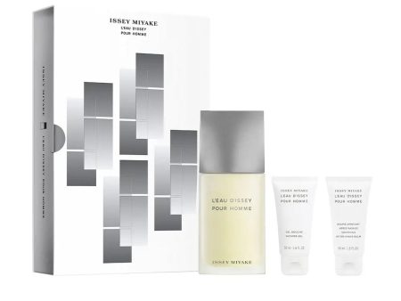 Men s Perfume Set Issey Miyake L Eau D Issey 3 Pieces For Cheap