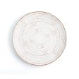 Flat Plate Ariane Tornado White Bicoloured Ceramic Ø 31 cm (6 Units) Supply