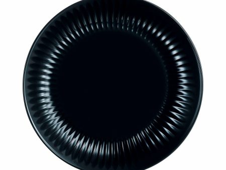 Dessert dish Luminarc Cottage Black Glass 19 cm (24 Units) Sale