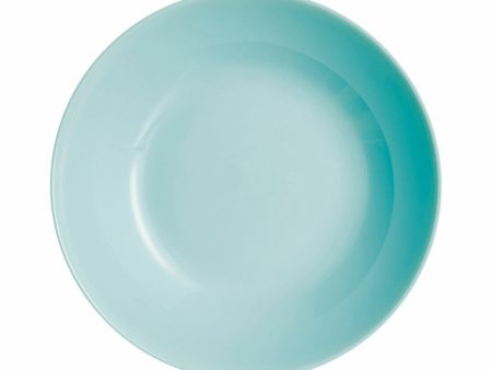 Deep Plate Luminarc Diwali Turquesa 20 cm Turquoise Glass (24 Units) Sale