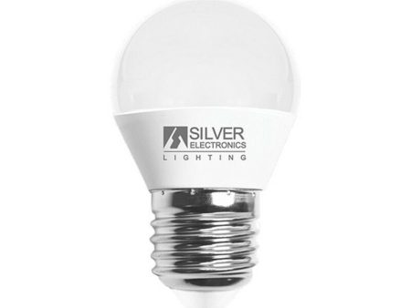 Spherical LED Light Bulb Silver Electronics 960727 E27 7W on Sale