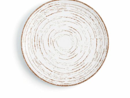 Flat plate Ariane Tornado Ceramic Bicoloured (24 cm) (6 Units) Discount