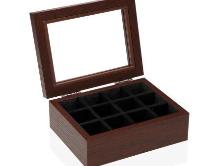 Jewelry box Versa Wood 12,7 x 6 x 16,4 cm Supply