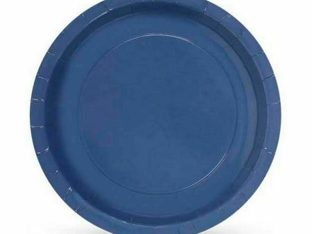 Plate set Algon Disposable Cardboard Blue 10 Pieces 23 x 23 x 1,5 cm (36 Units) Online Sale