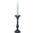 Candle Holder Alexandra House Living Black Metal 9 x 25 x 9 cm Online