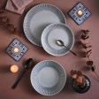 Deep Plate Luminarc Cottage Grey Glass 20 cm (24 Units) Discount