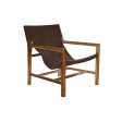 Armchair DKD Home Decor Natural Dark brown Teak 66 x 73 x 77 cm Hot on Sale