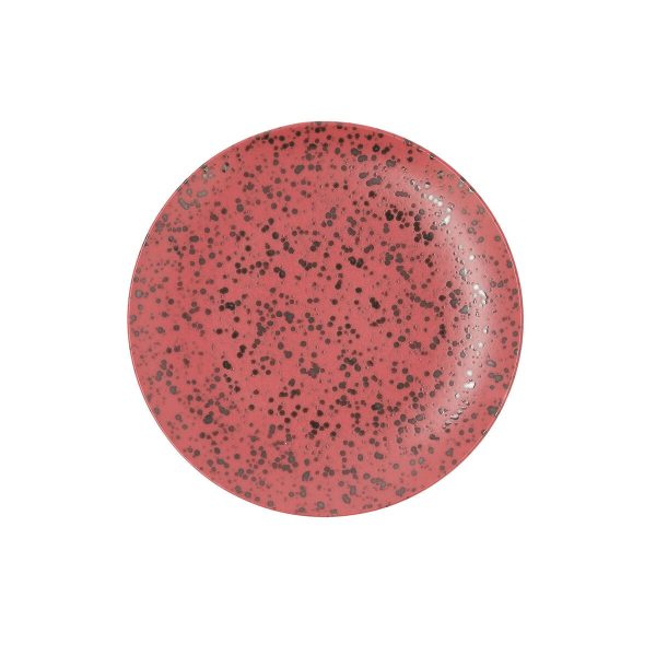 Flat plate Ariane Oxide Ceramic Red (Ø 24 cm) (6 Units) Hot on Sale