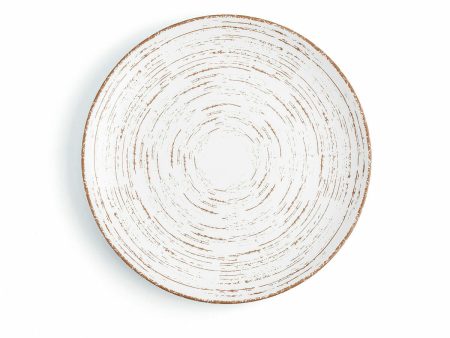 Flat plate Ariane Tornado Ceramic Bicoloured (Ø 27 cm) (6 Units) Online now