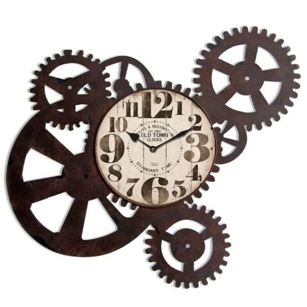 Wall Clock Versa Metal (4,3 x 51,7 x 54 cm) Discount