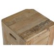 Side table Home ESPRIT Pine 35 x 35 x 40 cm Online Hot Sale