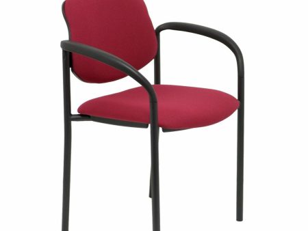 Reception Chair Villalgordo Bali P&C LI933CB Maroon For Sale