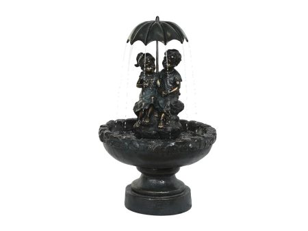 Garden fountain DKD Home Decor 60 x 60 x 100 cm 60 x 60 x 126 cm Resin on Sale