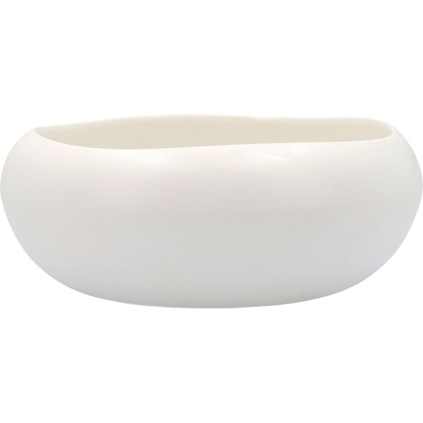 Bowl Ariane Organic Ceramic White (Ø 21 cm) (2 Units) Supply