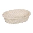 Tray White Bamboo Rattan 29 x 22 x 7 cm (2 Units) on Sale