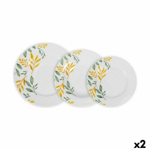 Dinnerware Set La Mediterránea Bolonia Circular 12 Pieces (2 Units) Sale