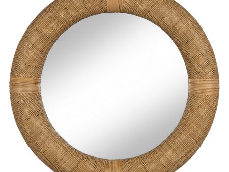 Wall mirror Natural 80 x 7 x 80 cm Discount