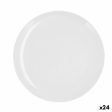 Flat Plate Quid Select Basic White Plastic 25 cm (24 Units) Supply