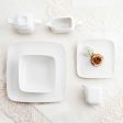 Dessert dish Ariane Vita Squared Ceramic White (20 x 17 cm) (12 Units) Online now