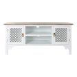 TV furniture DKD Home Decor 8424001812066 White Multicolour Light brown Fir 120 x 45 x 58 cm Online Sale