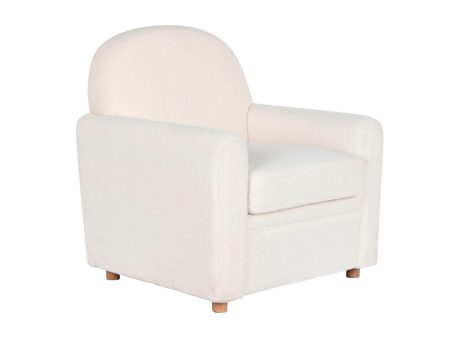 Armchair DKD Home Decor White Polyester Wood 79 x 72 x 86 cm Online