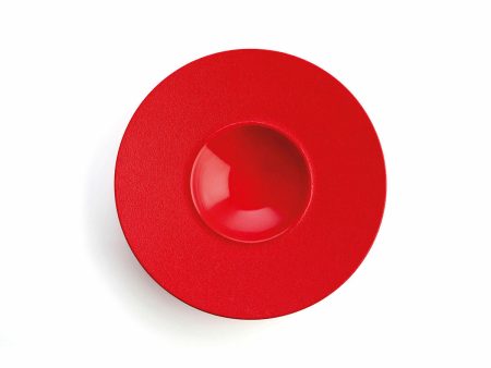 Deep Plate Ariane Antracita Ceramic Red (Ø 28 cm) (6 Units) Hot on Sale