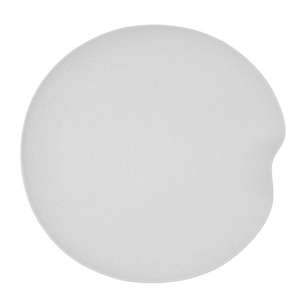 Snack tray Bidasoa Fosil White Ceramic Aluminium Oxide 31,4 x 31,2 x 4 cm (4 Units) Sale