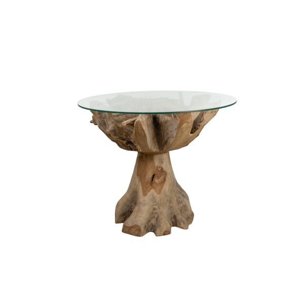 Side table Romimex Natural 80 x 75 x 80 cm Supply