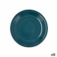 Dessert dish Quid Vita Ceramic Blue (19 cm) (12 Units) Discount