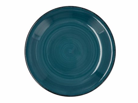 Dessert dish Quid Vita Ceramic Blue (19 cm) (12 Units) Discount