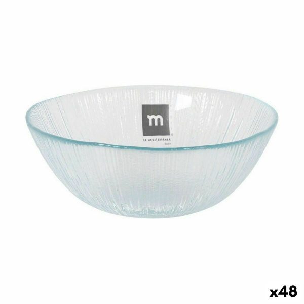 Bowl La Mediterránea Transparent ø 13 x 5 cm (48 Units) For Cheap