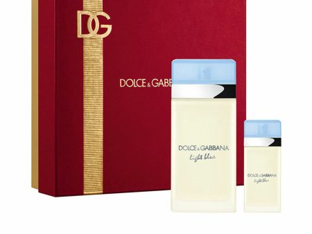 Women s Perfume Set Dolce & Gabbana Light Blue 2 Pieces on Sale