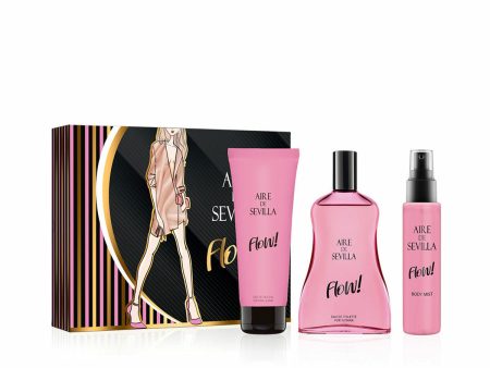 Women s Perfume Set Aire Sevilla Flow! 3 Pieces Online now