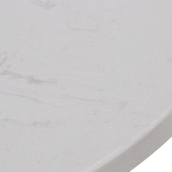 Side table Alexandra House Living White Golden Wood 35 x 60 x 35 cm Online now